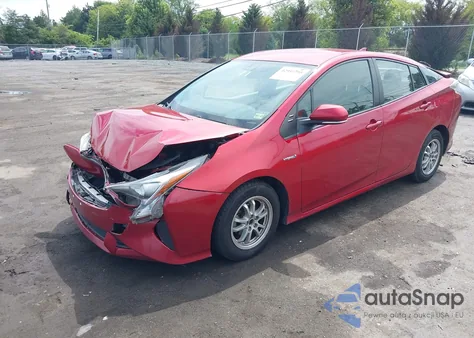 2016 Toyota Prius Two from USA, damaged, VIN JTDKBRFU7G3512560